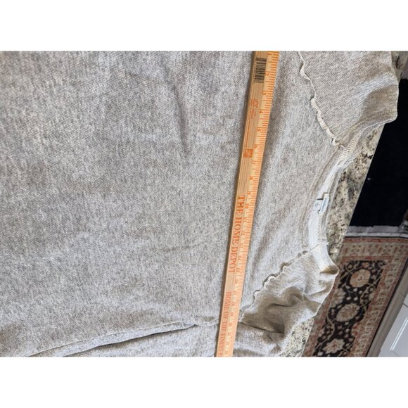 Sundance Gray  Sweater Dress Layered lace  Hem L Western Festival Fairy Grunge - Picture 6 of 10